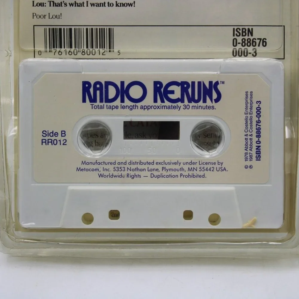 Radio Reruns Abbott & Costello Enterprises | Media | Abbott Costellos Whos On St ...